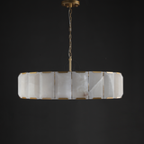 Verdant Calcite Round Chandelier 43"