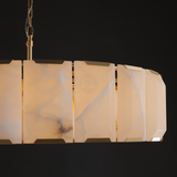 Verdant Calcite Round Chandelier 43"