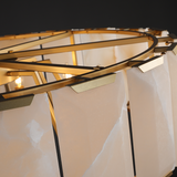 Verdant Calcite Round Chandelier 43"