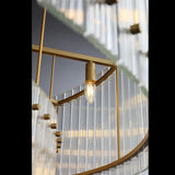 Sammi 2-Tier Round Glass Chandelier