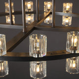 2-Tier Wine-Glass Round Chandelier 60",108-Lights