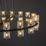 2-Tier Wine-Glass Round Chandelier 60",108-Lights