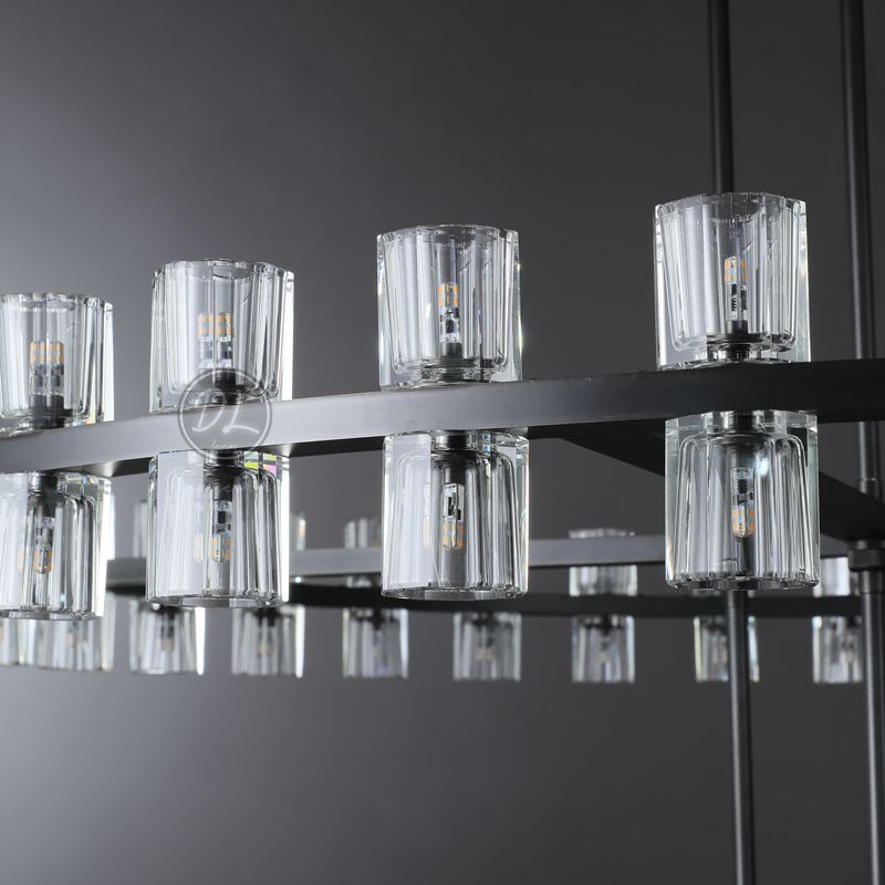 2-Tier Wine-Glass Round Chandelier 60",108-Lights