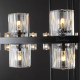 2-Tier Wine-Glass Round Chandelier 60",108-Lights