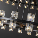 2-Tier Wine-Glass Round Chandelier 60",108-Lights