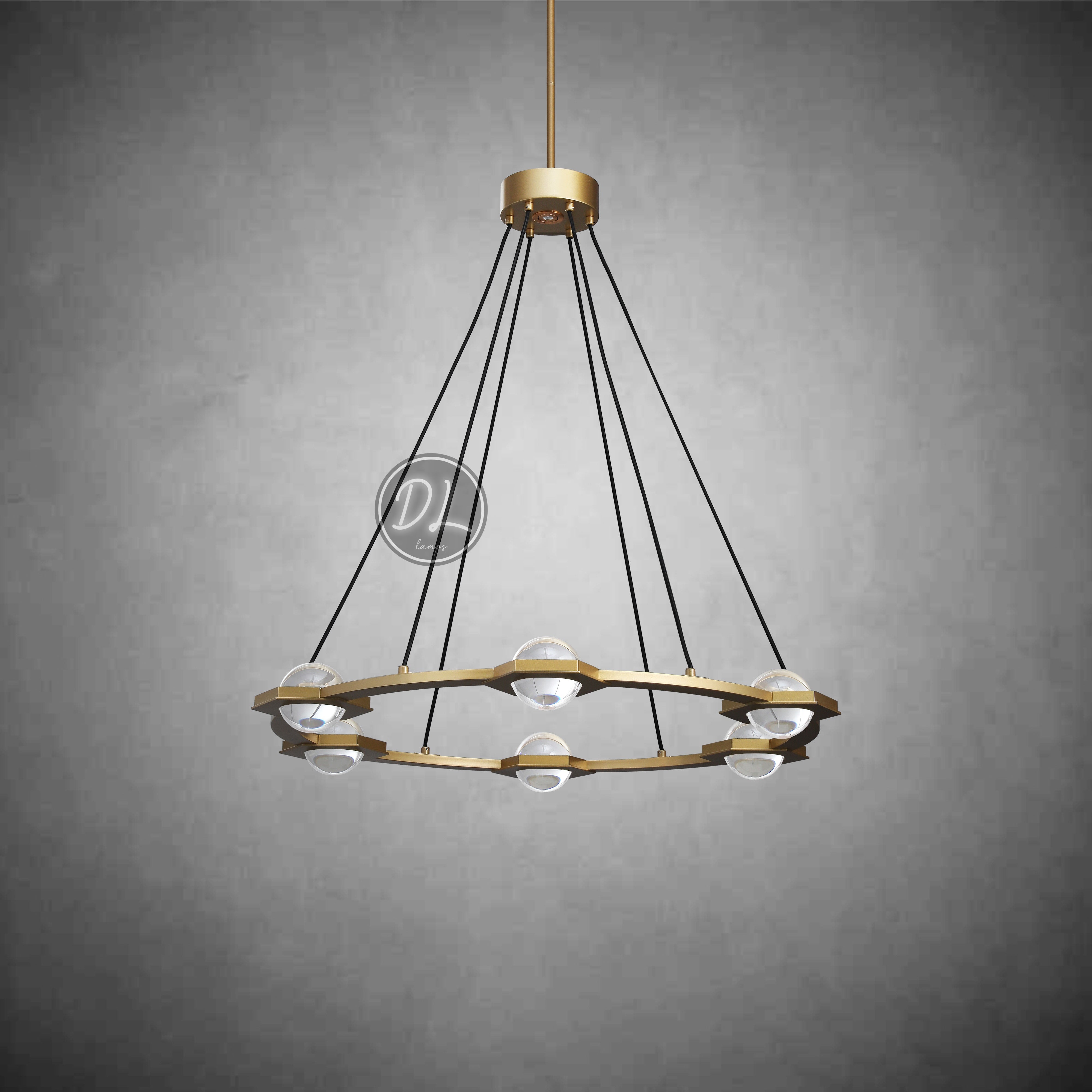 Nimbus- Splendid Star Design Round Chandelier 36"/48"/  60"