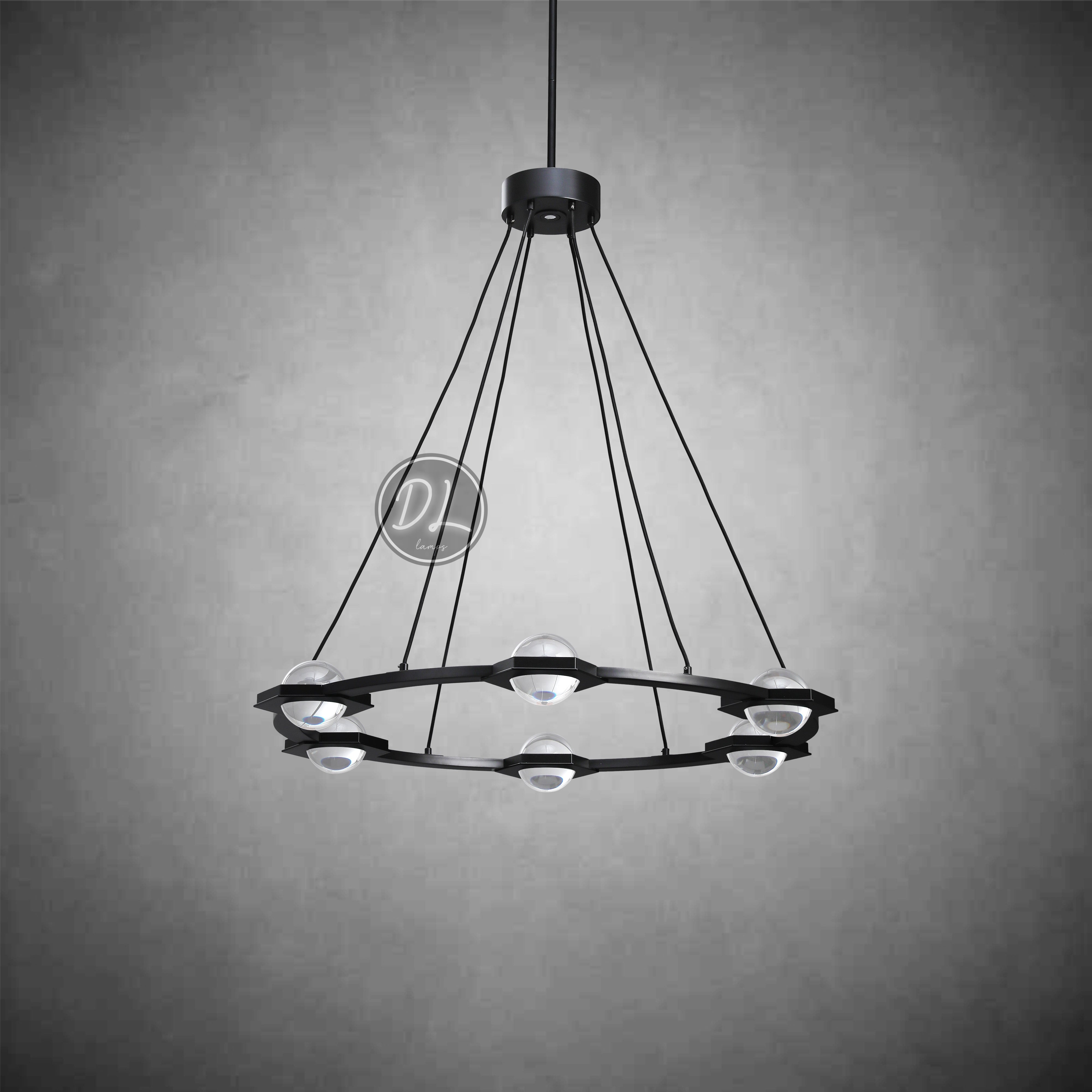 Nimbus- Splendid Star Design Round Chandelier 36"/48"/  60"