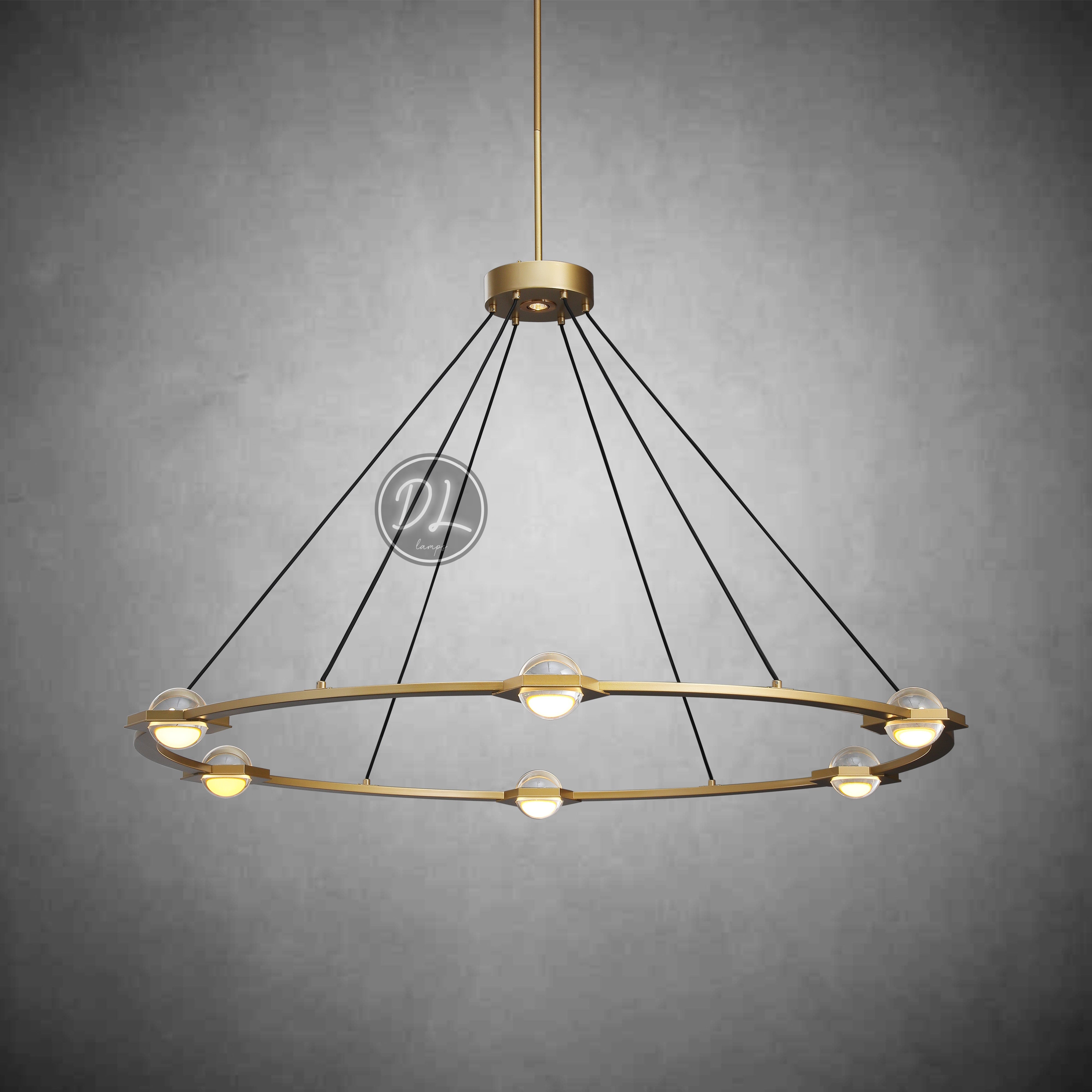 Nimbus- Splendid Star Design Round Chandelier 36"/48"/  60"