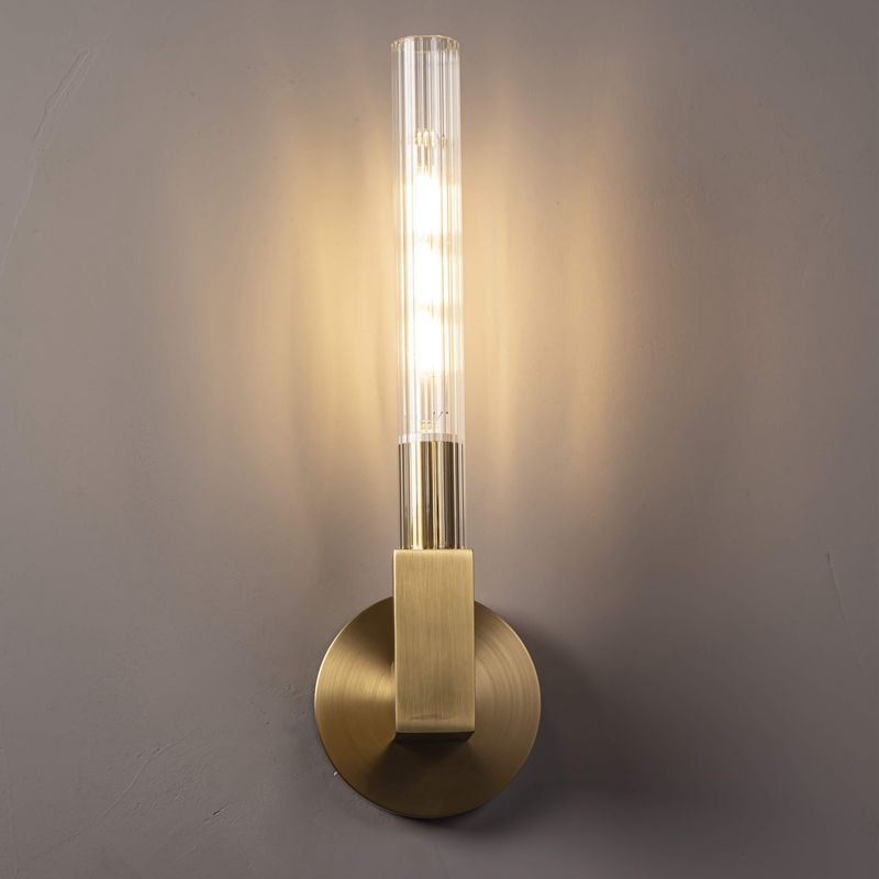 Elegance- Modern Gorgeous Flow Stripe Glass Industrial Wall Sconce
