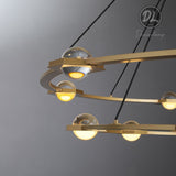 Nimbus- Splendid Star Design  2-Tier Round Chandelier 48"/ 60"