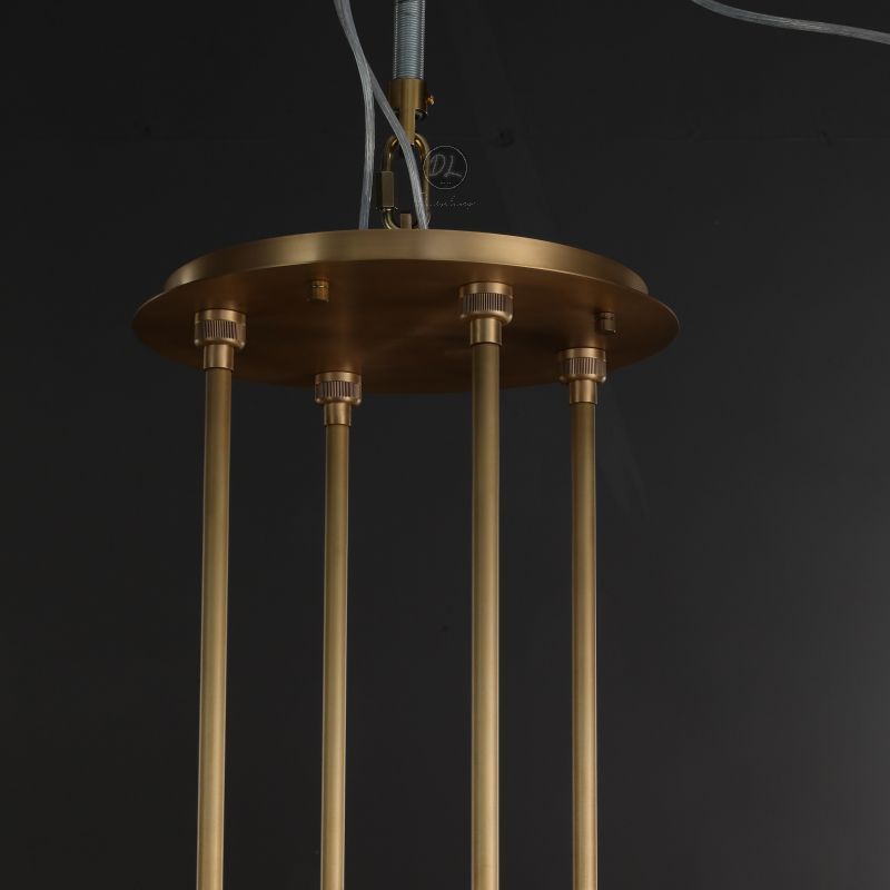 Wine-Glass 2-Tier Round Chandelier 60",108-Lights