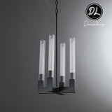 Elegance Modern Gorgeous Flow Stripe Glass Pendant