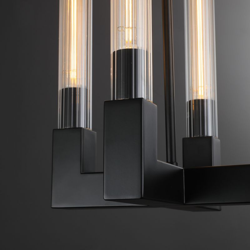 Elegance Modern Gorgeous Flow Stripe Glass Pendant