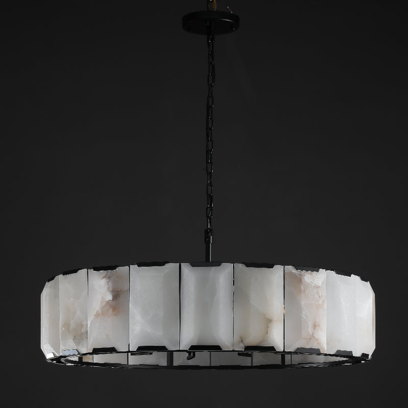 Verdant Calcite Round Chandelier 43"