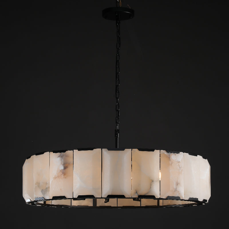 Verdant Calcite Round Chandelier 43"