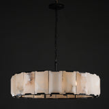 Verdant Calcite Round Chandelier 43"