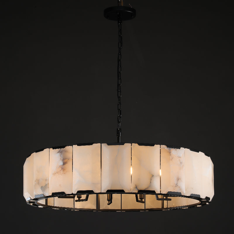 Verdant Calcite Round Chandelier 43"