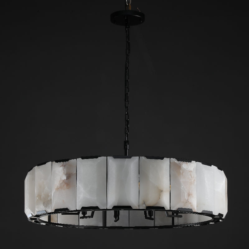 Verdant Calcite Round Chandelier 43"