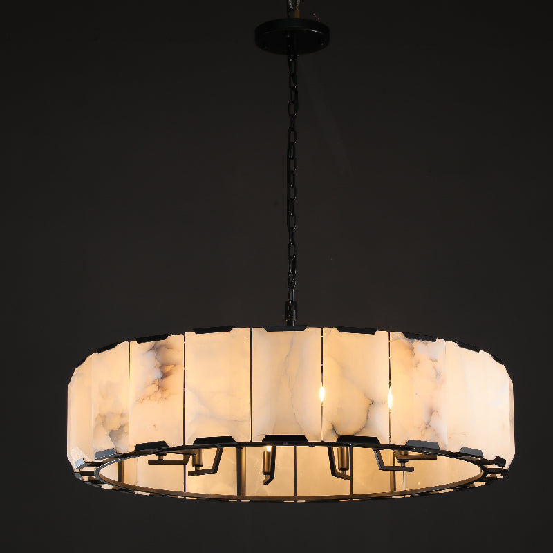 Verdant Calcite Round Chandelier 43"