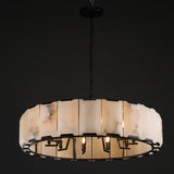 Verdant Calcite Round Chandelier 43"