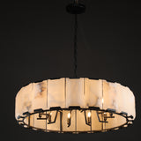 Verdant Calcite Round Chandelier 43"