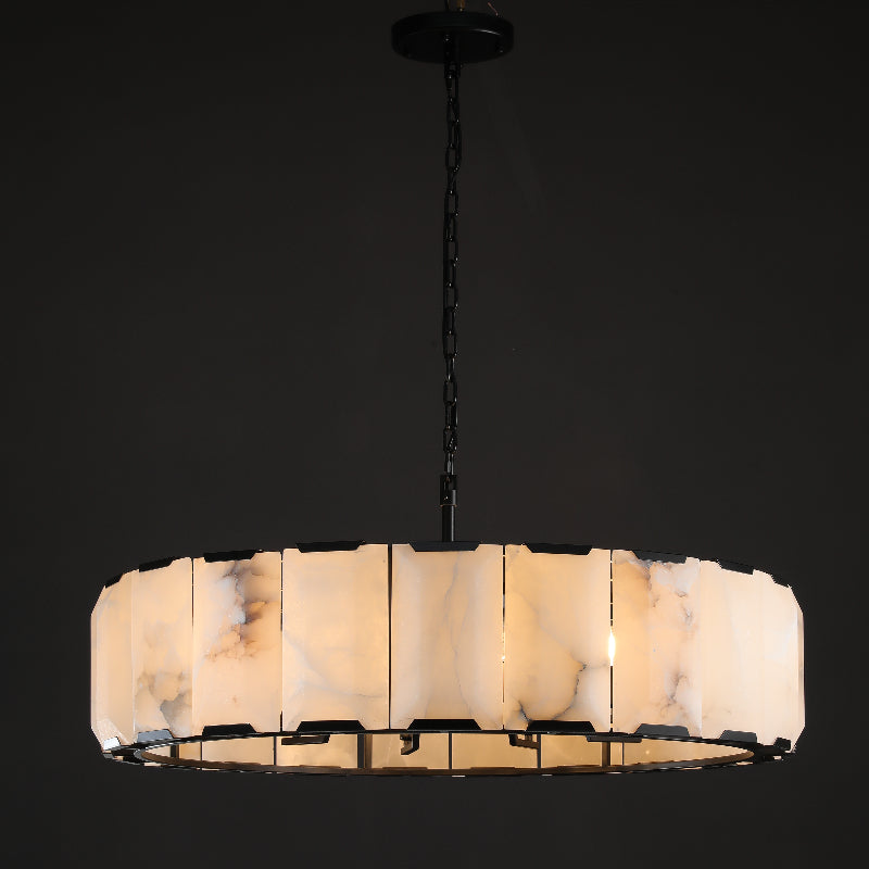 Verdant Calcite Round Chandelier 43"