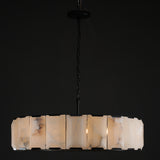 Verdant Calcite Round Chandelier 43"