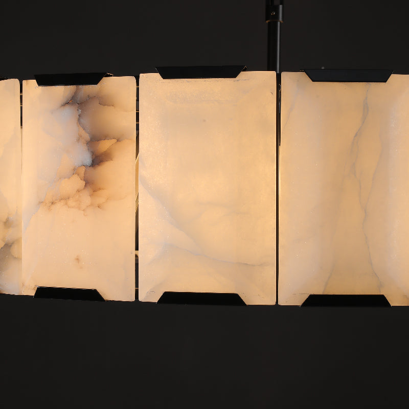 Verdant Calcite Round Chandelier 43"