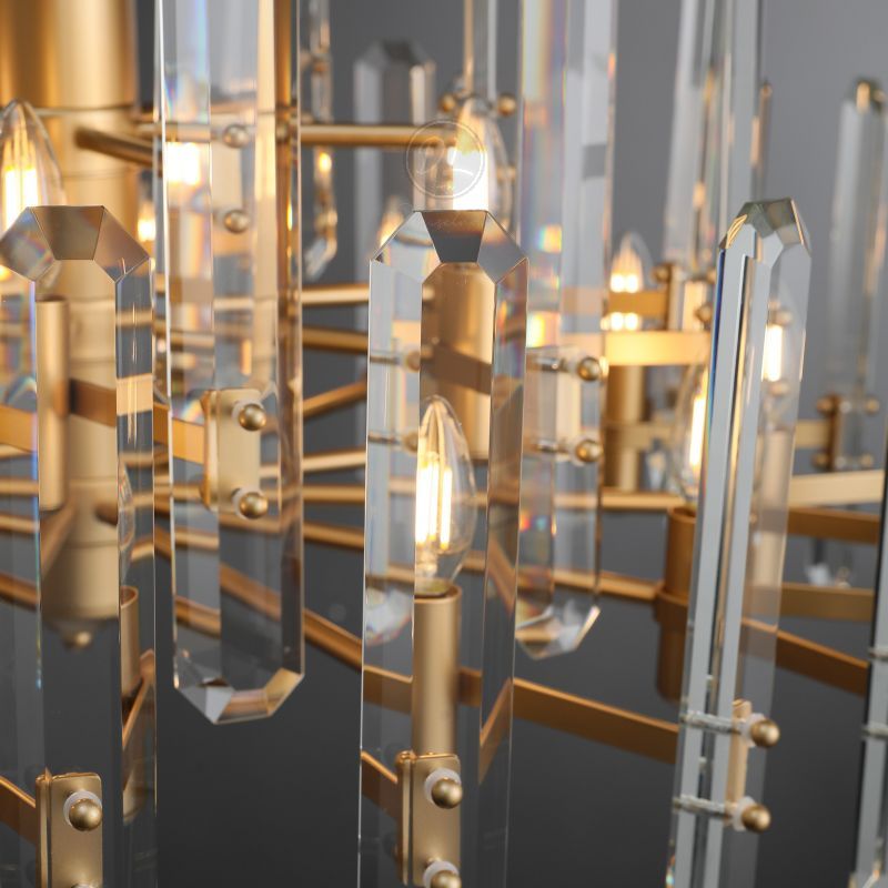 Ola Prism Round Chandelier 24"/36"/ 48"
