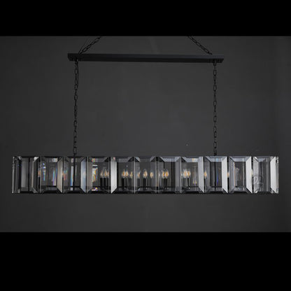 Moonlit Crystal Rectangular Chandelier 42''/54''/62''/74