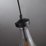 Seaward Modern Raindrop Exquisite Glass Pendant Cord