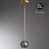 Damn- Modern Design Niche Unique Hexagonal Crystal Ball Pendant Lighting( Cord/rod )