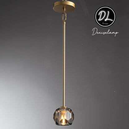 Damn- Modern Design Niche Unique Hexagonal Crystal Ball Pendant Lighting( Cord/rod )