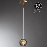 Damn- Modern Design Niche Unique Hexagonal Crystal Ball Pendant Lighting( Cord/rod )