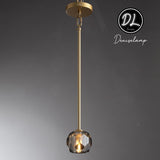Damn- Modern Design Niche Unique Hexagonal Crystal Ball Pendant Lighting( Cord/rod )