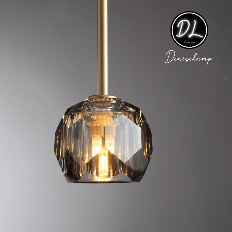 Damn- Modern Design Niche Unique Hexagonal Crystal Ball Pendant Lighting( Cord/rod )