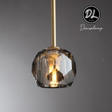 Damn- Modern Design Niche Unique Hexagonal Crystal Ball Pendant Lighting( Cord/rod )