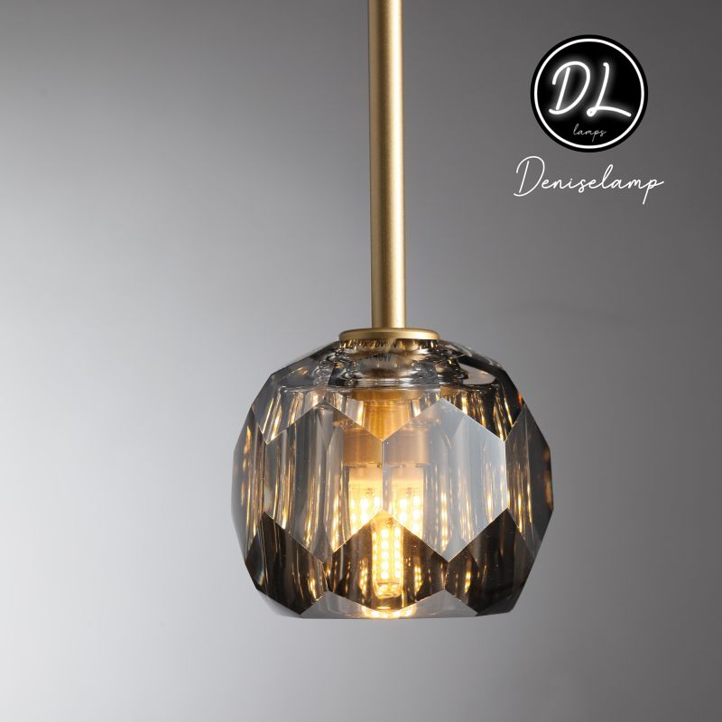 Damn- Modern Design Niche Unique Hexagonal Crystal Ball Pendant Lighting( Cord/rod )