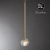 Damn- Modern Design Niche Unique Hexagonal Crystal Ball Pendant Lighting( Cord/rod )