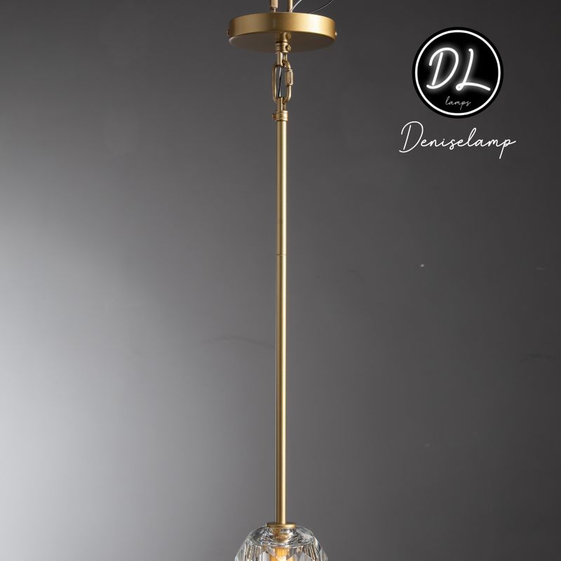 Damn- Modern Design Niche Unique Hexagonal Crystal Ball Pendant Lighting( Cord/rod )