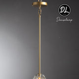 Damn- Modern Design Niche Unique Hexagonal Crystal Ball Pendant Lighting( Cord/rod )