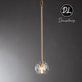Damn- Modern Design Niche Unique Hexagonal Crystal Ball Pendant Lighting( Cord/rod )