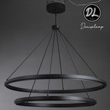 Radiant  Vintage 2-Tier Round Chandelier 60"