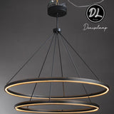 Radiant  Vintage 2-Tier Round Chandelier 60"