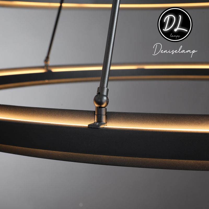 Radiant  Vintage 2-Tier Round Chandelier 60"