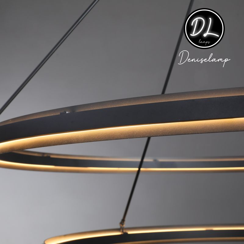 Radiant  Vintage 2-Tier Round Chandelier 60"