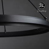 Radiant Vintage Round Chandelier 36"