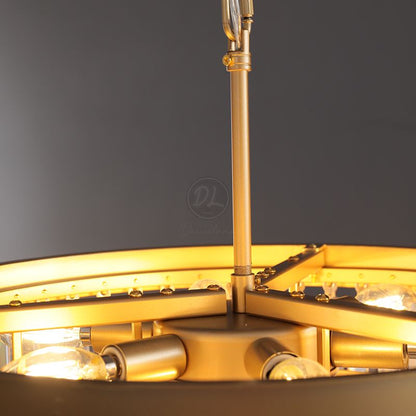Cylind Vintage Sumptuous Round Chandelier 20"/32"/44"