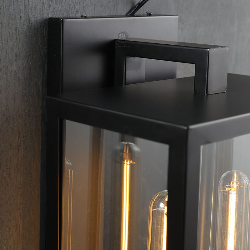Alfresco Square Lantern Wall Sconce 21"
