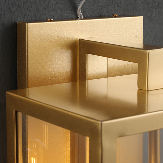 Alfresco Square Lantern Wall Sconce 28"